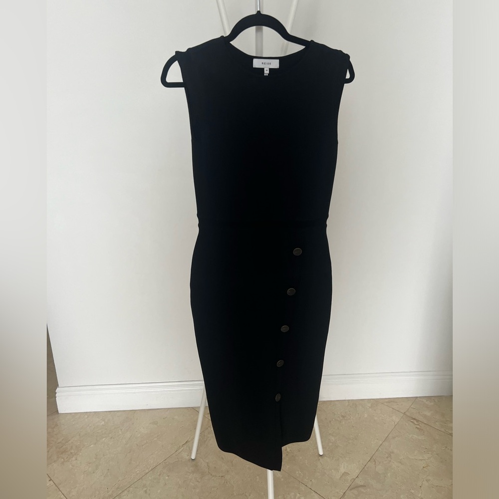 Black knit Reiss dress